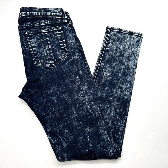 Rag & Bone | Acid Wash Stretchy Denim Size 30 - Picture 3 of 6